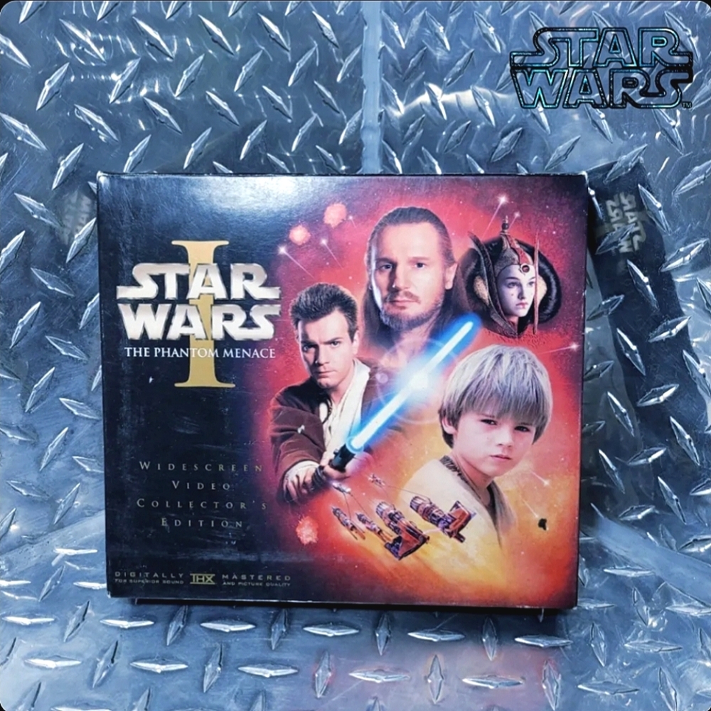 Star wars collectable vhs with film strip